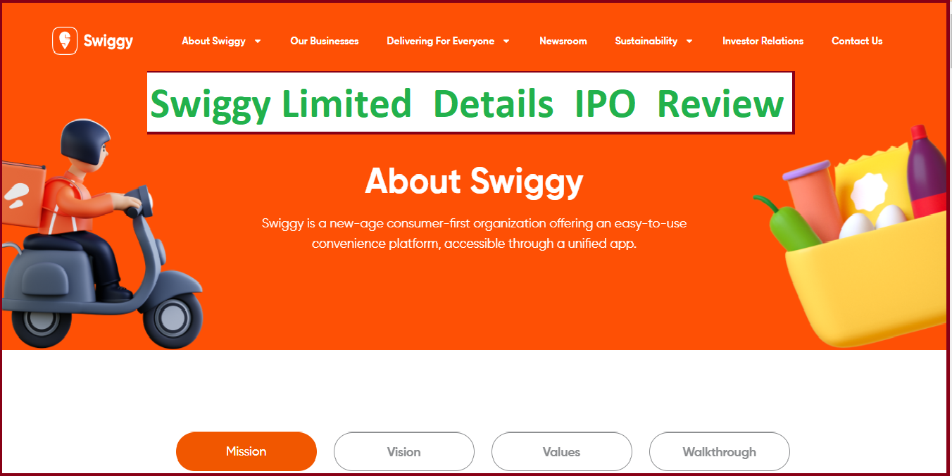 Swiggy IPO Details